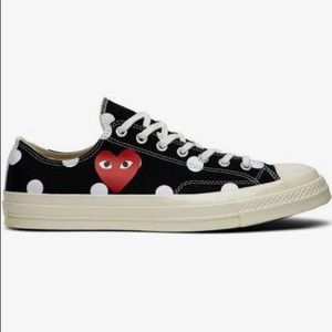 Polka dot comme des garçons x converse